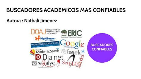 BUSCADORES ACADEMICOS MAS CONFIABLES by Nathali Jiménez on Prezi