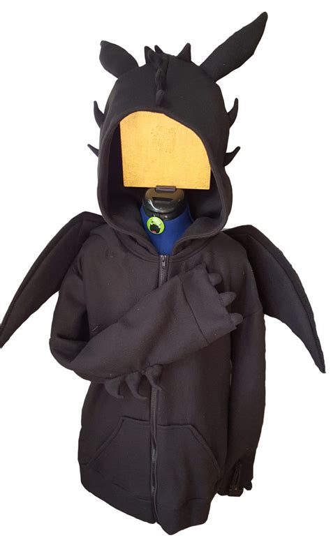 Toothless Inspired Adult Hoodie - Etsy