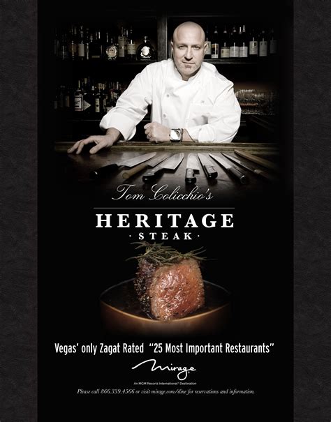 Tom Colicchios Heritage Steak At The Mirage Las Vegas Vegas La