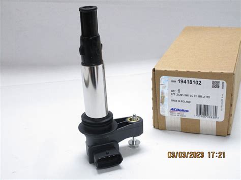 Ignition Coil Vin D Eng Code Llt Acdelco Gm Original Equipment