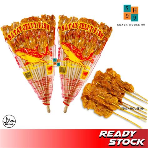 Pcs Satay Jelly Fish Satay Ikan Cucuk Ikansnackhouse Lazada