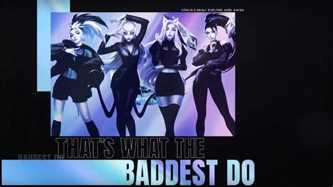 Kda The Baddest Single Launches From League Of Legends Virtual Pop