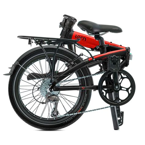 Bicicleta Plegable Urbana Tern D8 R20 8v Black Red Epic Bikes