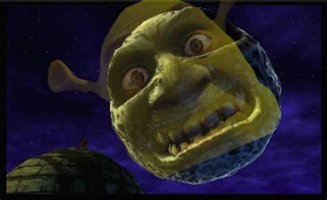 Shrek Is The Moon On Majoras Mask 3ds By Rubbe On Deviantart