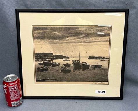 Gordon Grant Pencil Signed Etching Dixons Auction At Crumpton