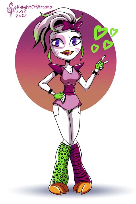 Glamrock Chica By Grimzombieartz On Deviantart