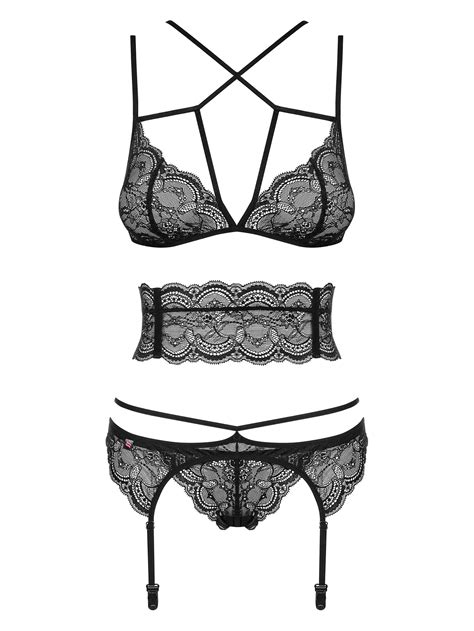 Erotic Lingerie Set Obsessive Frivolla 4 Pieces Buy At Best Prices With International Delivery