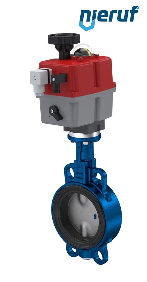 Butterfly Valve Dn Wafer Type Electric Actuator V Fda