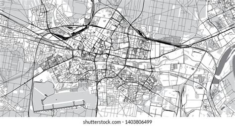 Urban Vector City Map Bydgoszcz Poland Stock Vector (Royalty Free ...