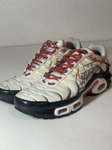 Nike Air Max Plus Tn Red White Black Mens Size 105 Ck9392 100 Ebay