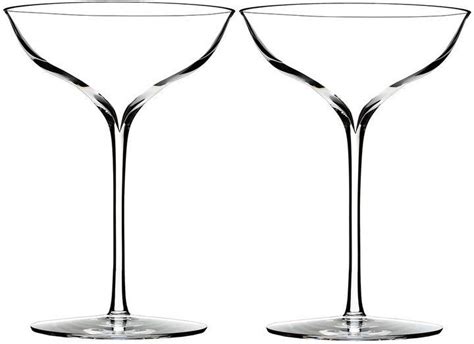 Waterford Crystal Elegance Champagne Coupe Set Of 2 Champagne Coupes Waterford Crystal