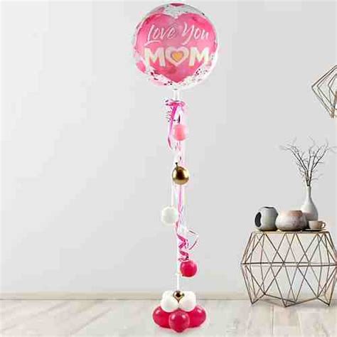 Love U Mom Giant Balloon Send Balloon Bouquet To Pforzheim Germany