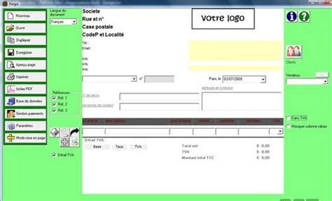 FLUXMARK Logiciel Professionnel Gratuit Nego Facturation Fr 2014