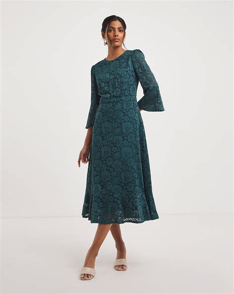 Joanna Hope Stretch Lace Midi Dress Oxendales