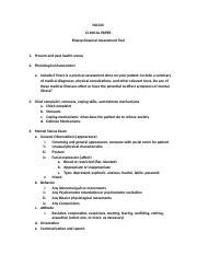 DeSales Biopsychosocial Assessment Clinical Paper 21 1 Docx NU340