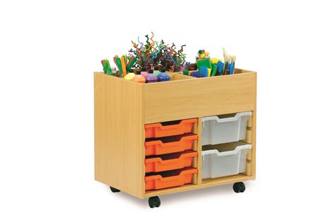 4 Bay Kinderbox with 8 Shallow Trays - OSI