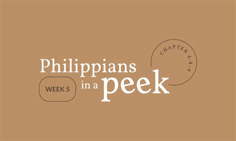 A Quick Summary Of Philippians 44 9 Ymi