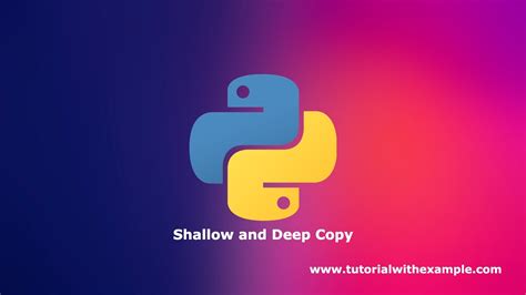 Python Shallow And Deep Copy R Tutorialwithexample