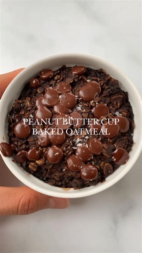 Peanut Butter Cup Baked Oatmeal Artofit