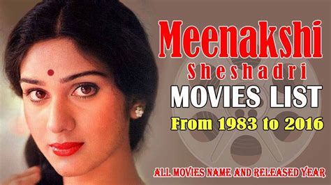 Meenakshi Sheshadri Movies All Hit And Flop Movie List Debut To