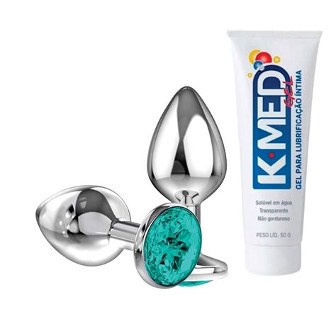 Kit Anal Sem Dor Plug Anal Lubrificante Menos Dor Mais Prazer