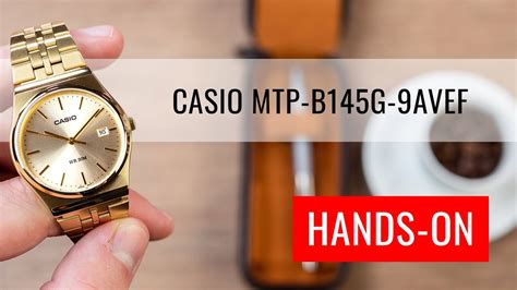 HANDS ON Casio Collection MTP B145G 9AVEF YouTube