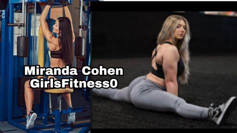 Miranda Cohen Fitness Workout Gym Girl Bodybuilding Motivation Hot Fitness Girls Miranda