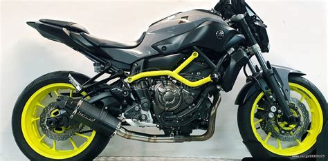 Car gr Race Guns Exhausts Yamaha MT 07 TRACER 700 Hexagon F και