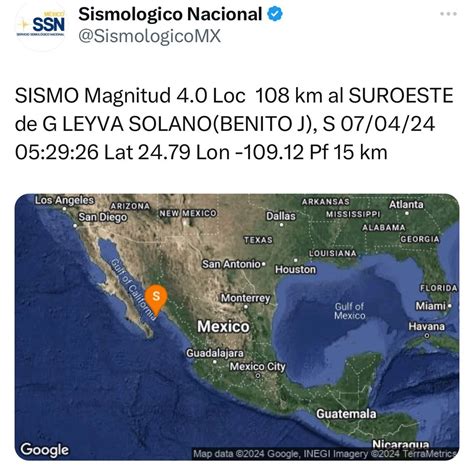 Temblor Hoy 7 De Abril En México Se Registró Un Sismo De Magnitud 4 1 En Zihuatanejo Guerrero