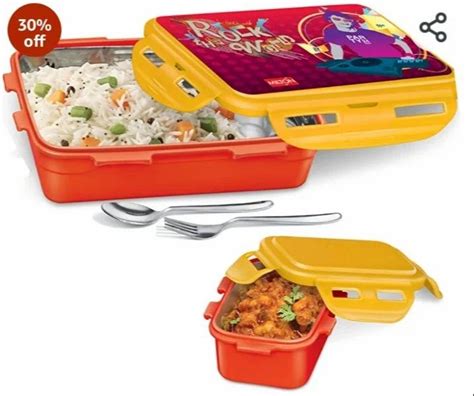 Milton Mini Fun Treat Steel Lunch Box 650 Ml Thermoware 400 Ml At