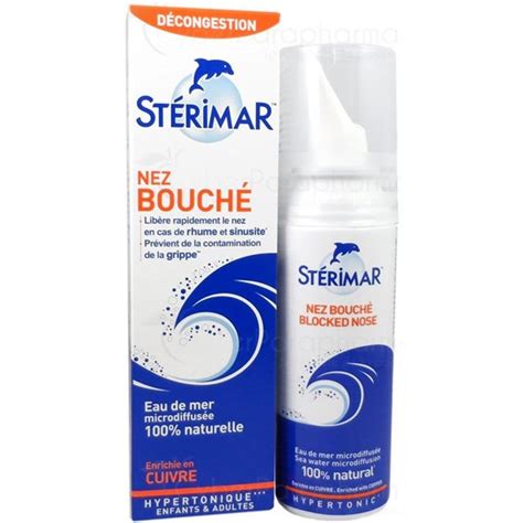 St Rimar Hypertonique Nez Bouch Solution Nasale Hypertonique D Eau De