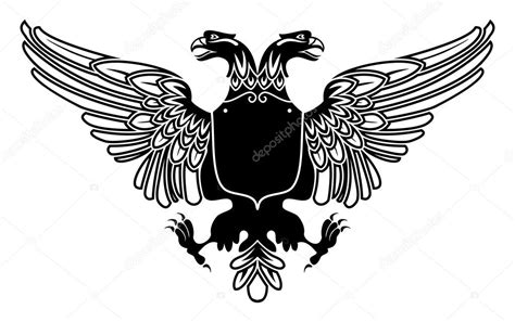 Águila heráldica Vector de Stock de AnastasiiaKu 12158943