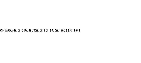 The Victory Center Crunches Exercises To Lose Belly Fat