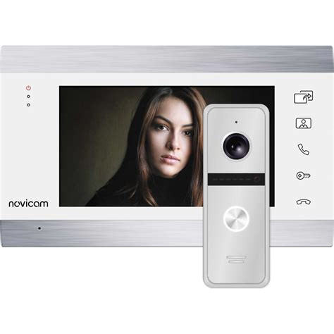 Комплект видеодомофона Novicam white magic 7c kit для квартиры, дома и ...