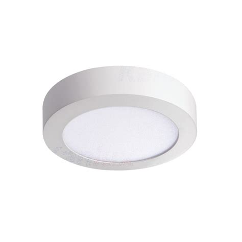 Okrągła oprawa sufitowa led downlight natynkowa biały 12W 3000K CARSA