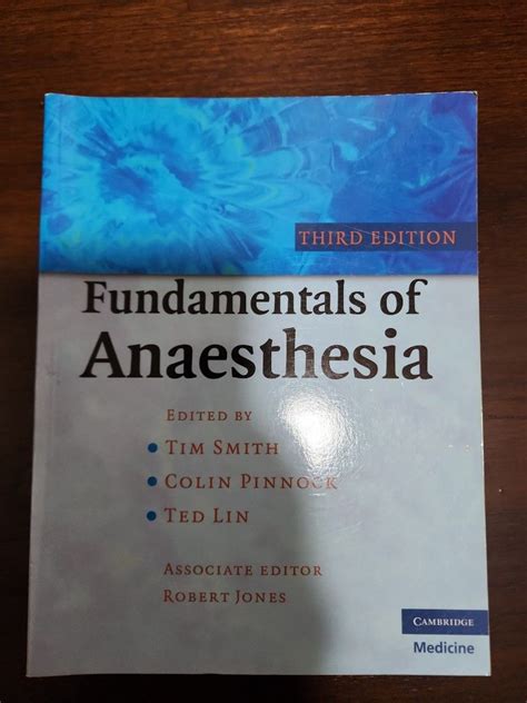 Fundamentals Of Anaesthesia Hobbies And Toys Books And Magazines Textbooks On Carousell