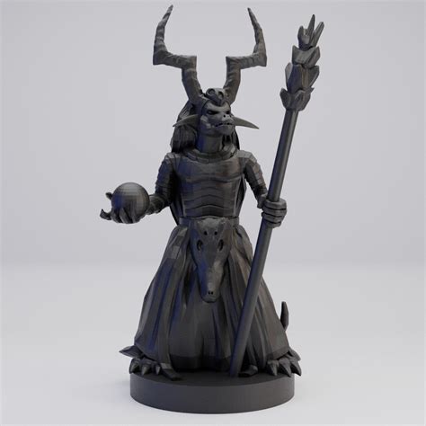 Hot Goblin コボルドの長 ミニチュア ホットゴブリン 魔法の杖