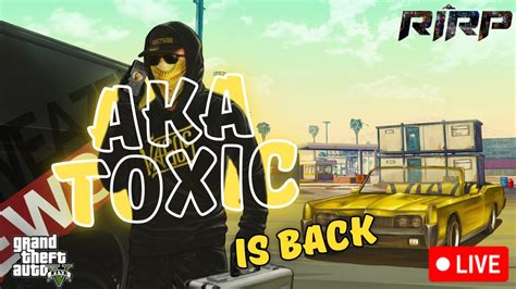 Back In Vagos Gta Rp Live Aka Toxic Is Live Youtube