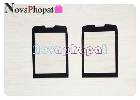 Novaphopat Black Front Glass Screen For Philips Xenium X5500 X623