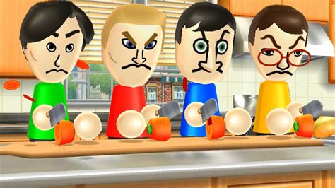 Wii Party Minigames Mr Bean Vs Tyrone Vs Takumi Vs Hiromasa Master