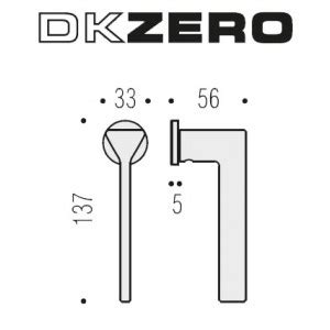 Dk Zero Ama Tilt Turn Window Handle MF12 DK0