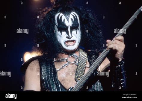 Gene Simmons The Demon Von Kiss Amerikanische Hardrock Band Bei Rock Im Park In