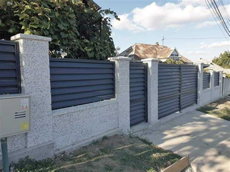 Construim Garduri Din Panou Stil Jaluzele Sipca Metalica Si Altele