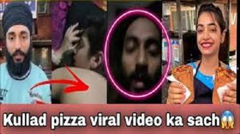 Watchfullkullad Pizzaviral Video Kulhad Pizza Couple Viral Video