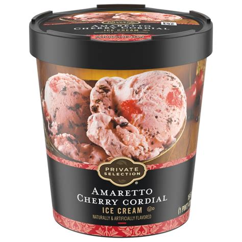 Kroger Private Selection Amaretto Cherry Cordial Ice Cream Same Day