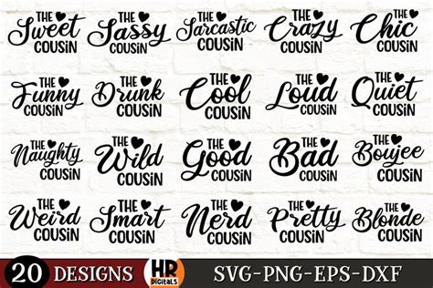 Cousins Svg Bundle Funny Matching Cousins Cousin Crew Svg