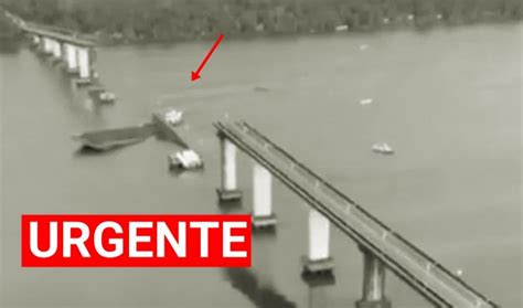 Tragédia no Brasil Ponte desaba carros e imagens são assustadoras