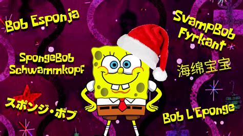 The Spongebob Christmas Theme Song In Over 15 Different Languages