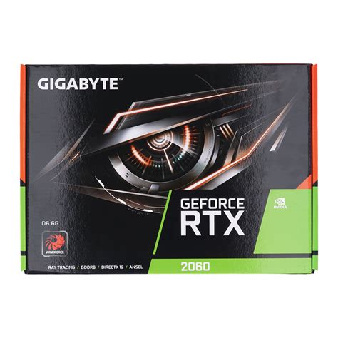 VGA (การ์ดแสดงผล) GIGABYTE GEFORCE RTX 2060 D6 6G - 6GB GDDR6 (GV ...