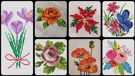 Top 100 Amazing And Elegant Floral Cross Stitch Patterns Charsuti Kerhai Ideas For